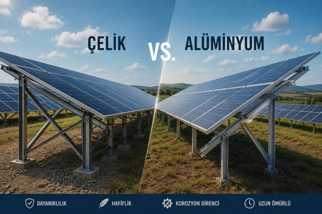 Arazi Tipi Solar Paneller İçin Çelik vs. Alüminyum Taşıma Sistemleri