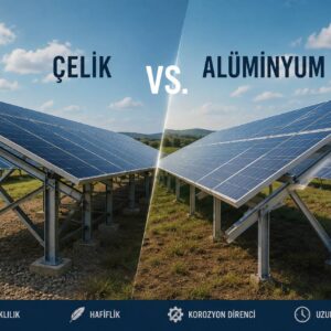 Arazi Tipi Solar Paneller İçin Çelik vs. Alüminyum Taşıma Sistemleri