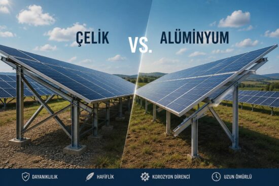 Arazi Tipi Solar Paneller İçin Çelik vs. Alüminyum Taşıma Sistemleri