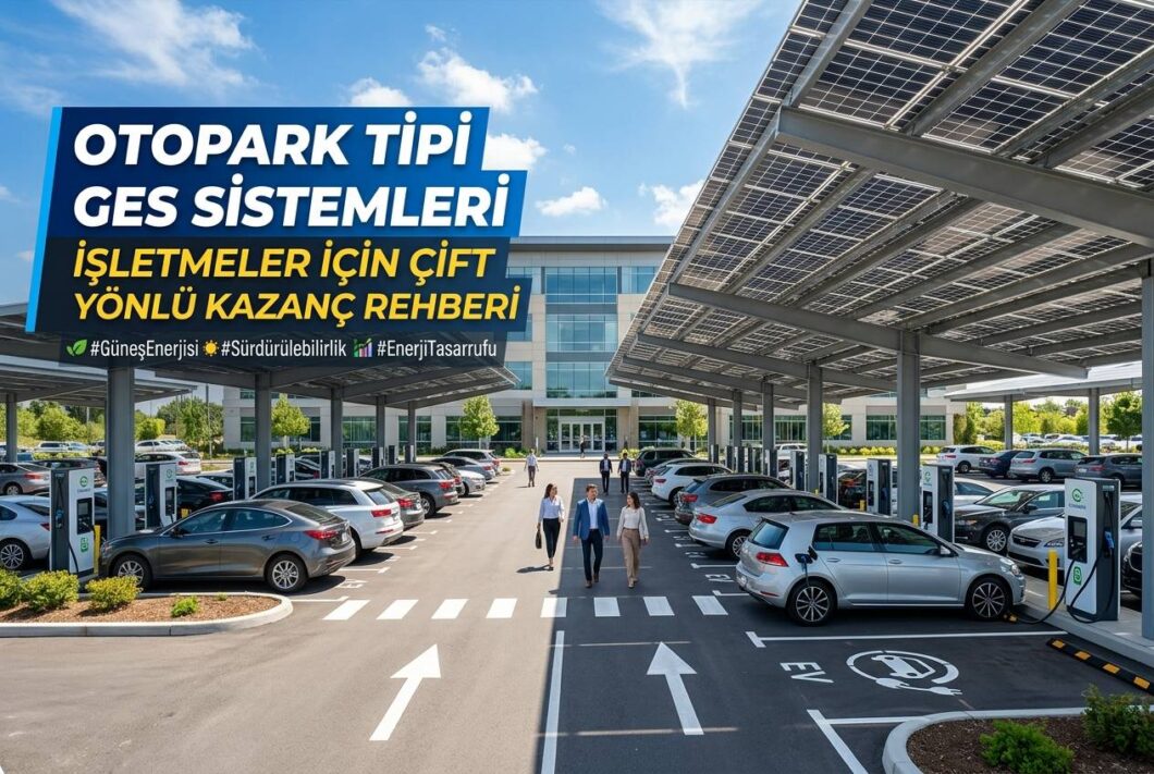 Otopark Tipi GES Sistemleri İşletmeler İçin