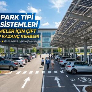 Otopark Tipi GES Sistemleri İşletmeler İçin