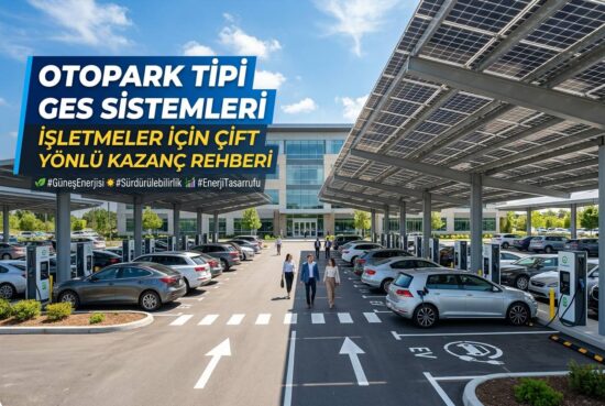 Otopark Tipi GES Sistemleri İşletmeler İçin